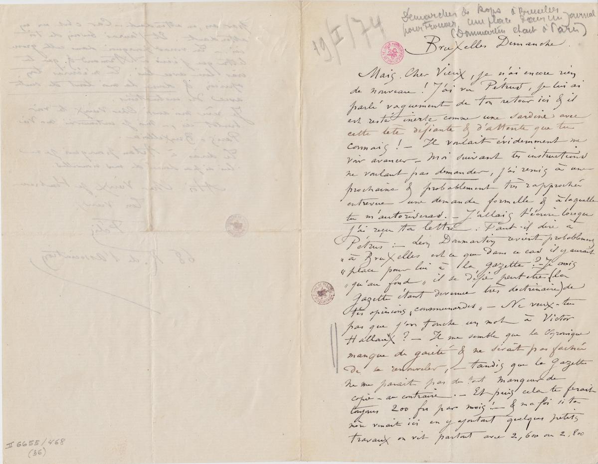 Illustration de la lettre