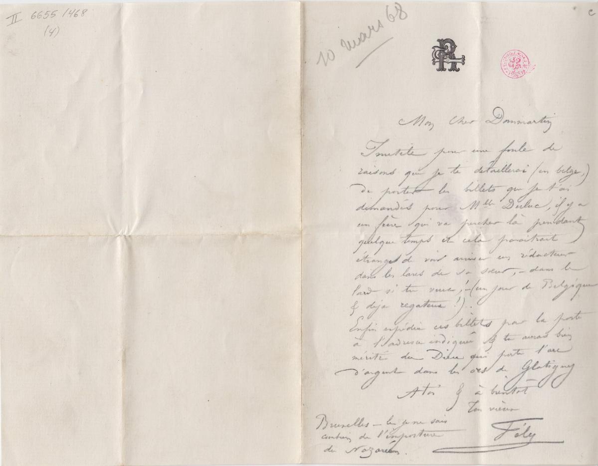 Illustration de la lettre