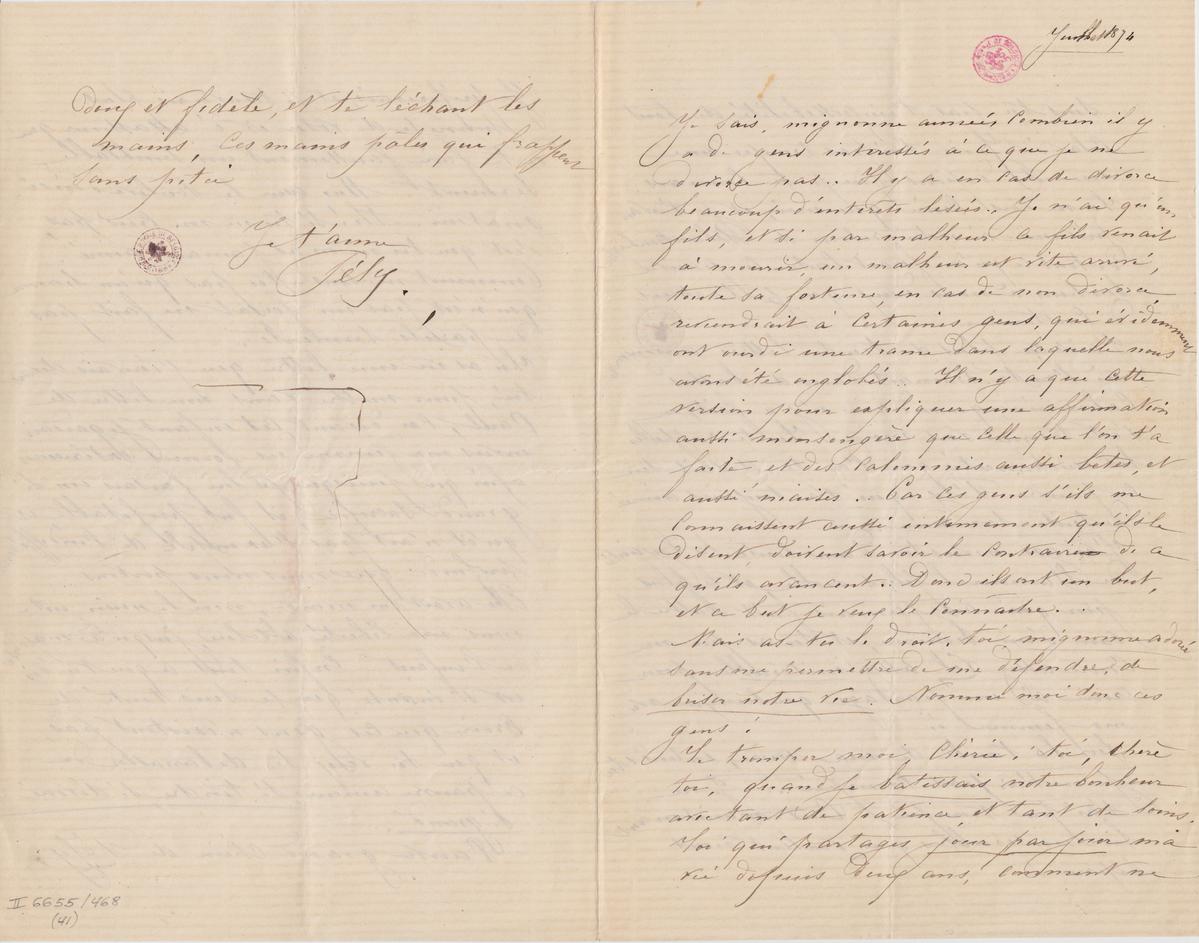 Illustration de la lettre