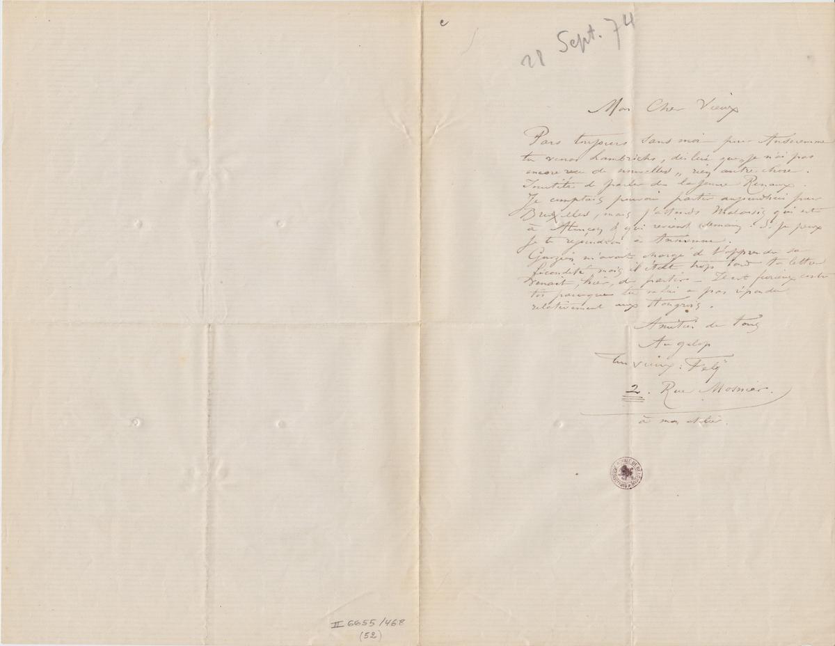 Illustration de la lettre