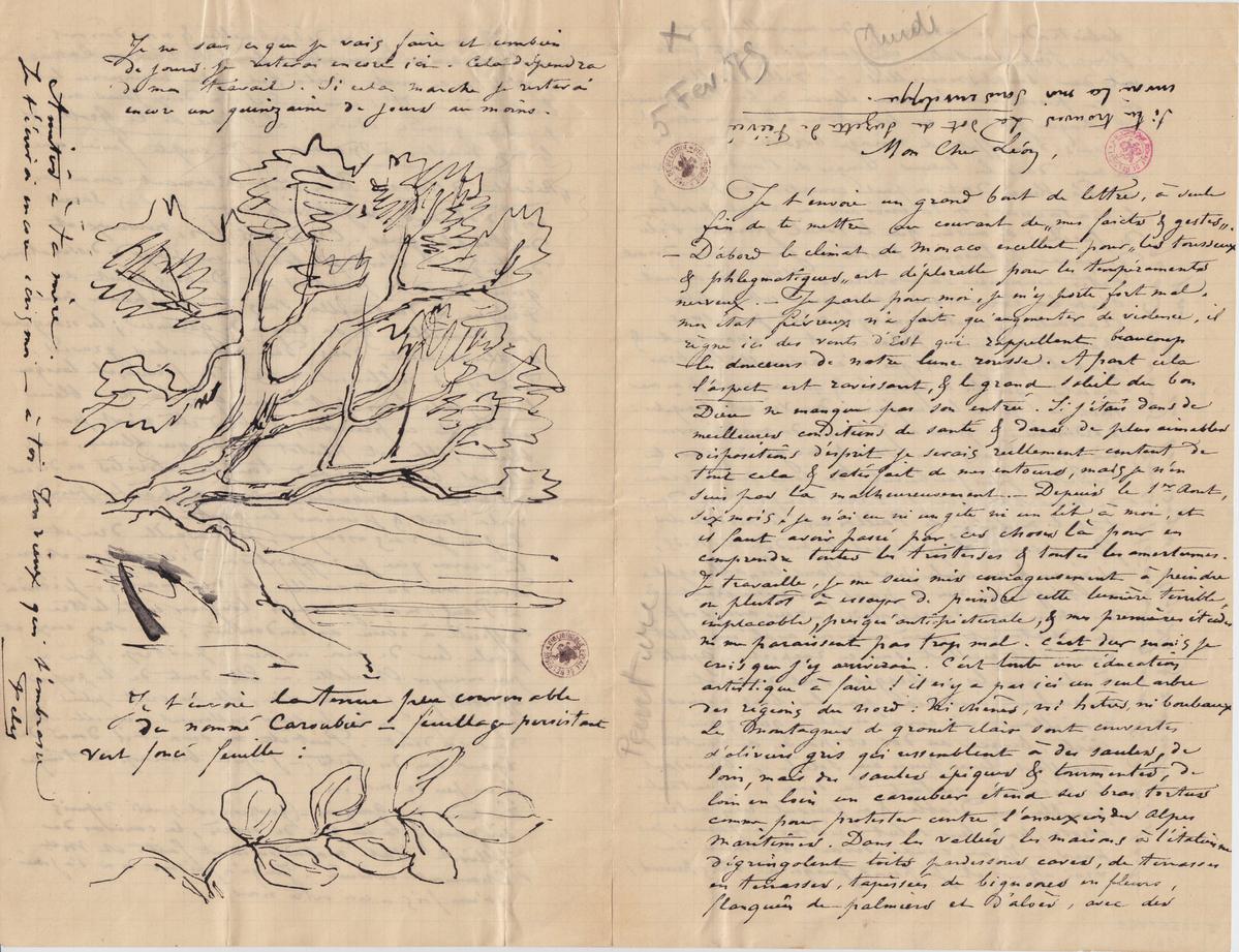 Illustration de la lettre