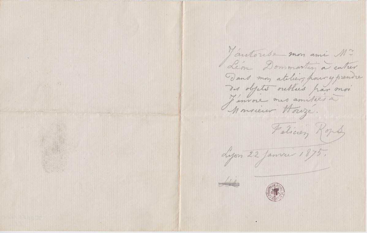 Illustration de la lettre