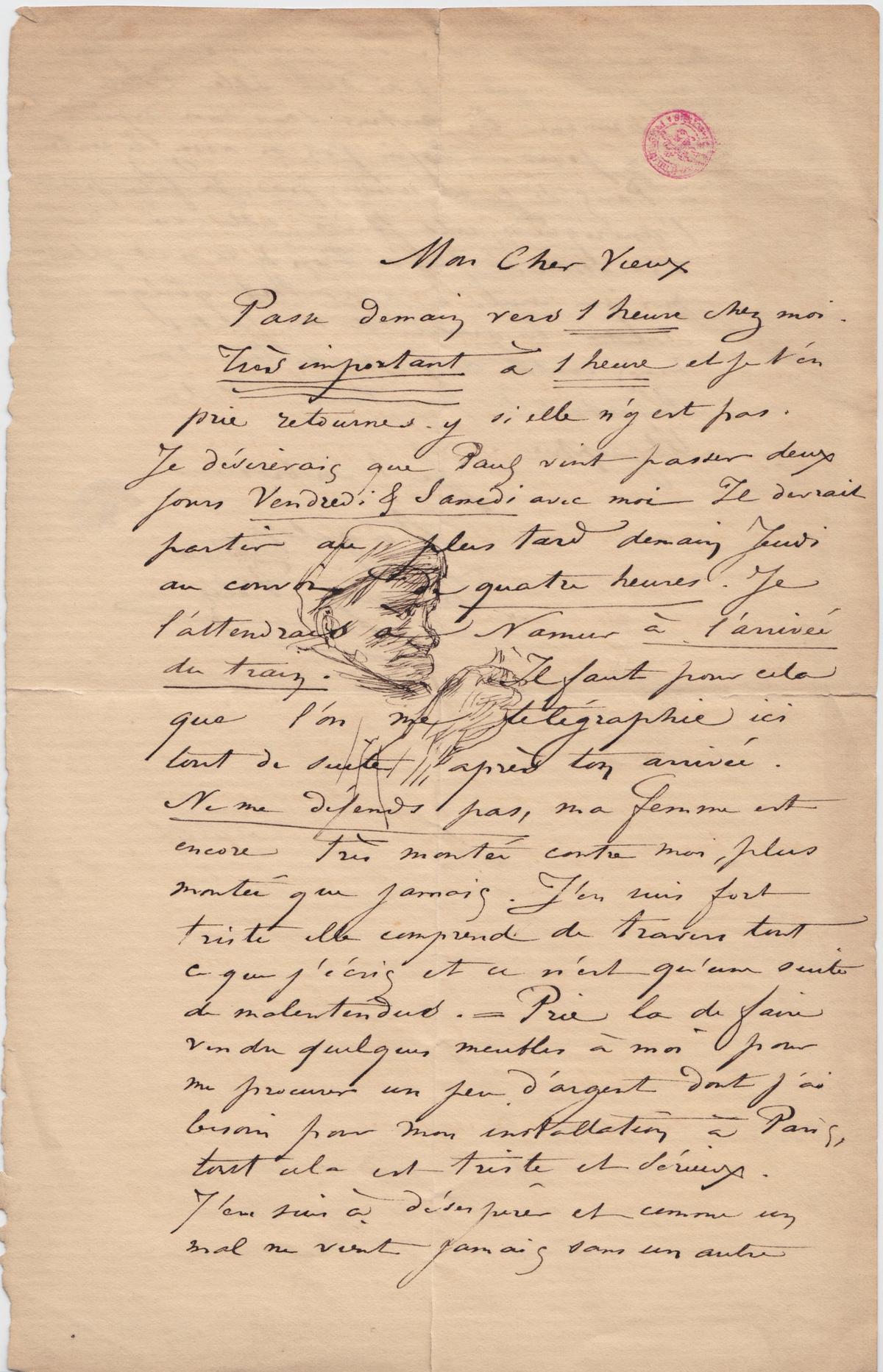 Illustration de la lettre