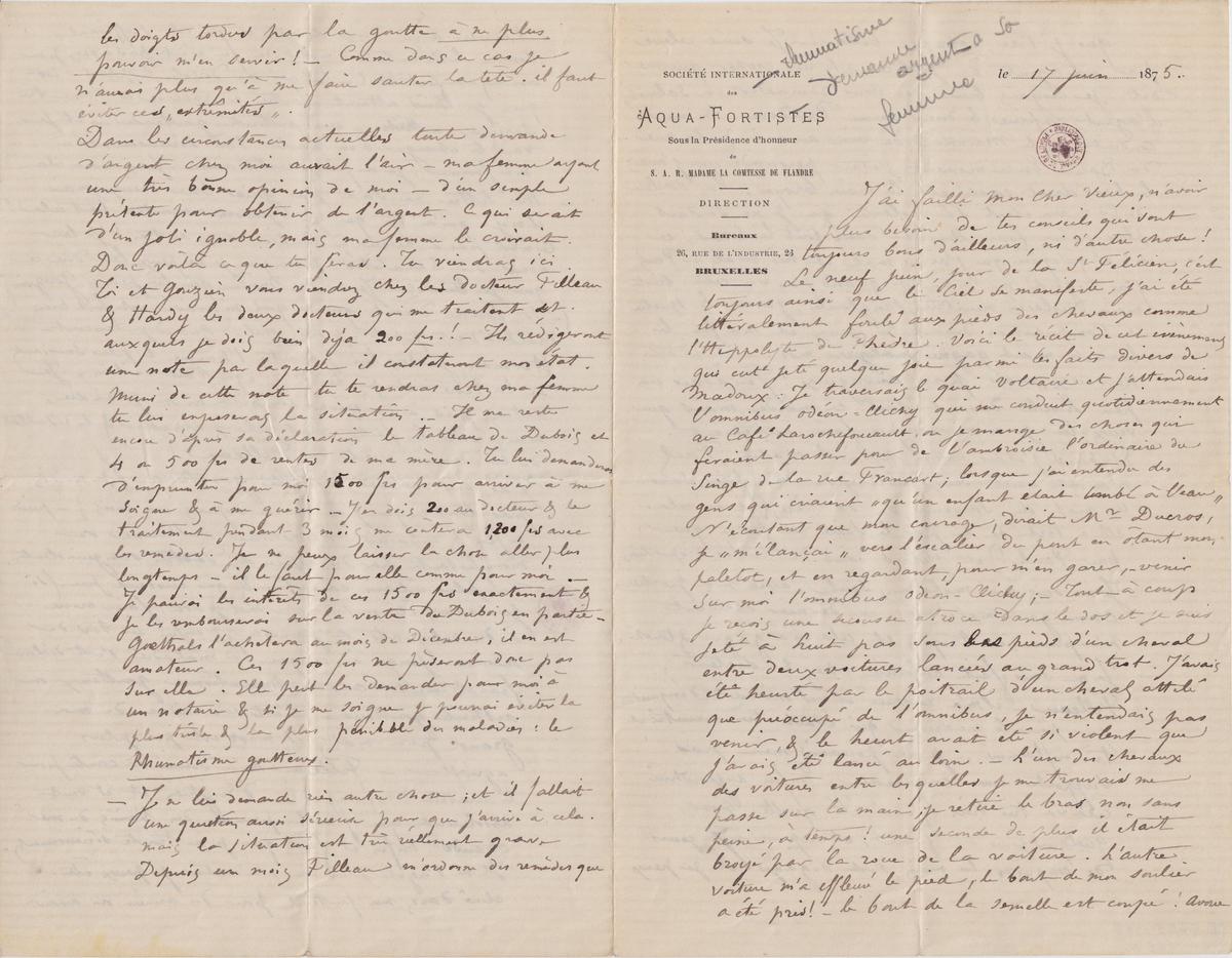 Illustration de la lettre