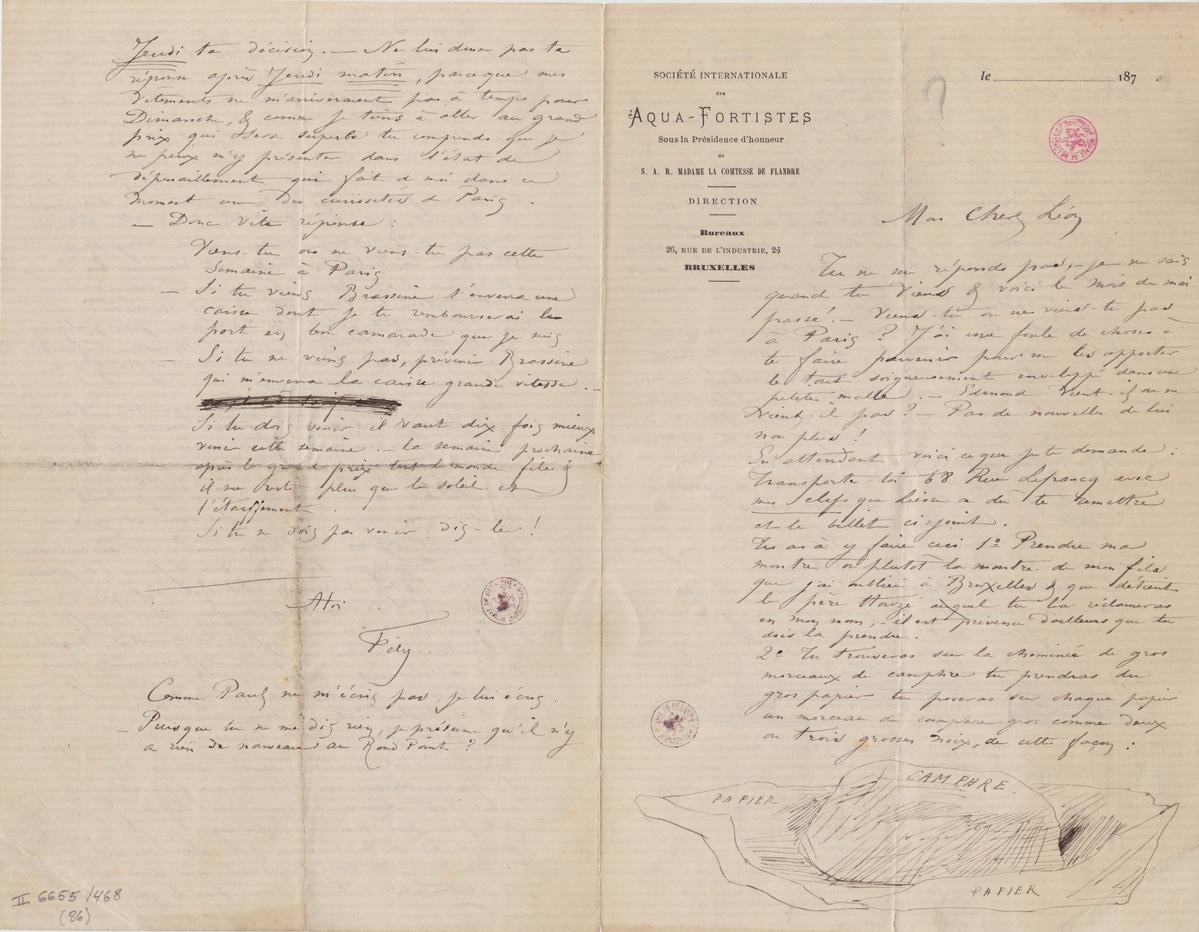 Illustration de la lettre