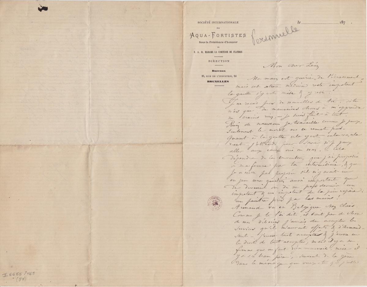 Illustration de la lettre