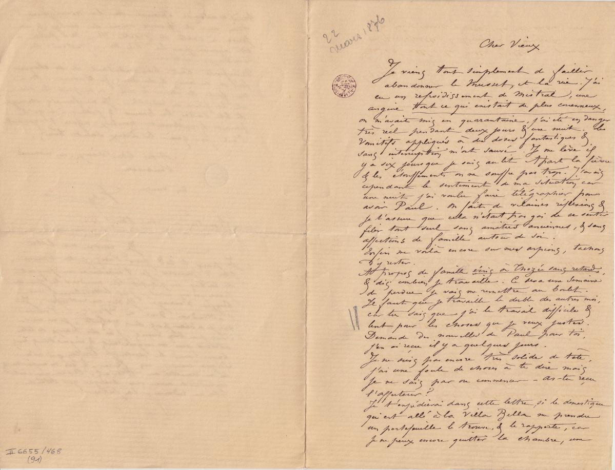 Illustration de la lettre