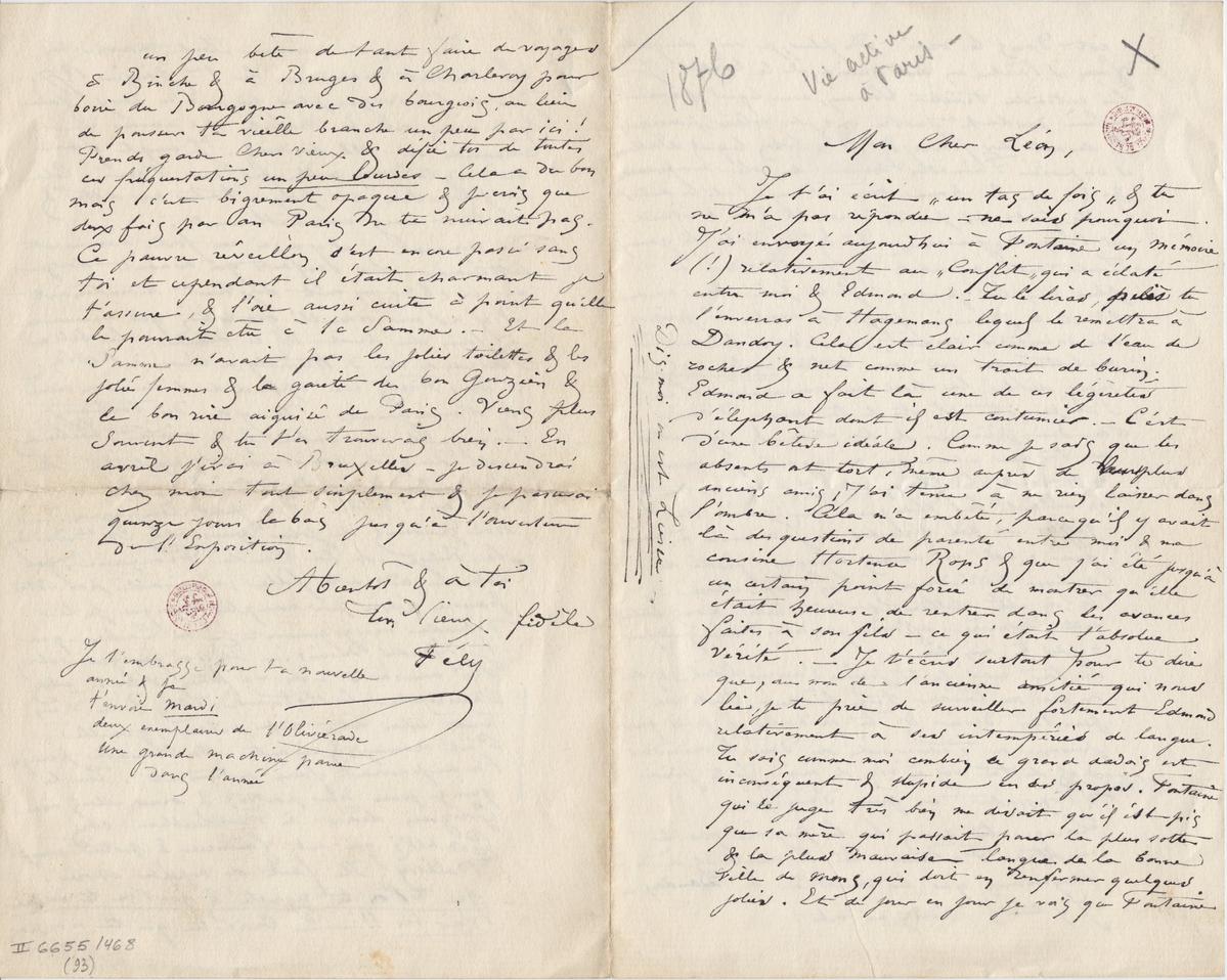 Illustration de la lettre