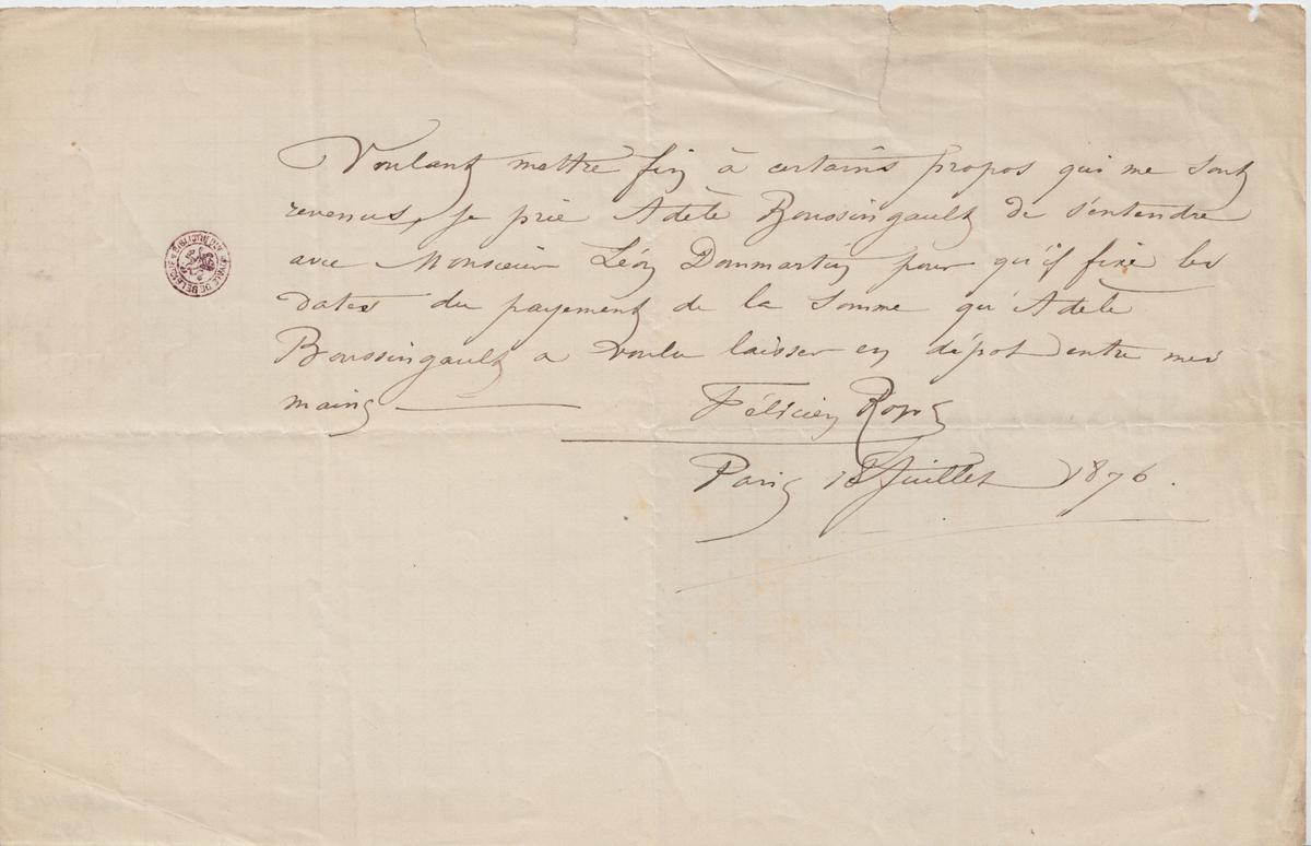 Illustration de la lettre