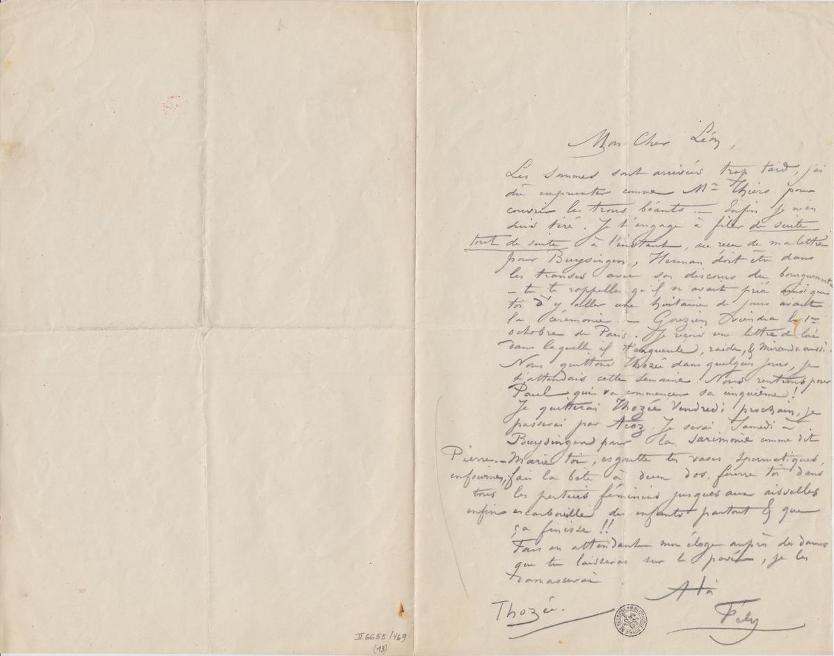 Illustration de la lettre