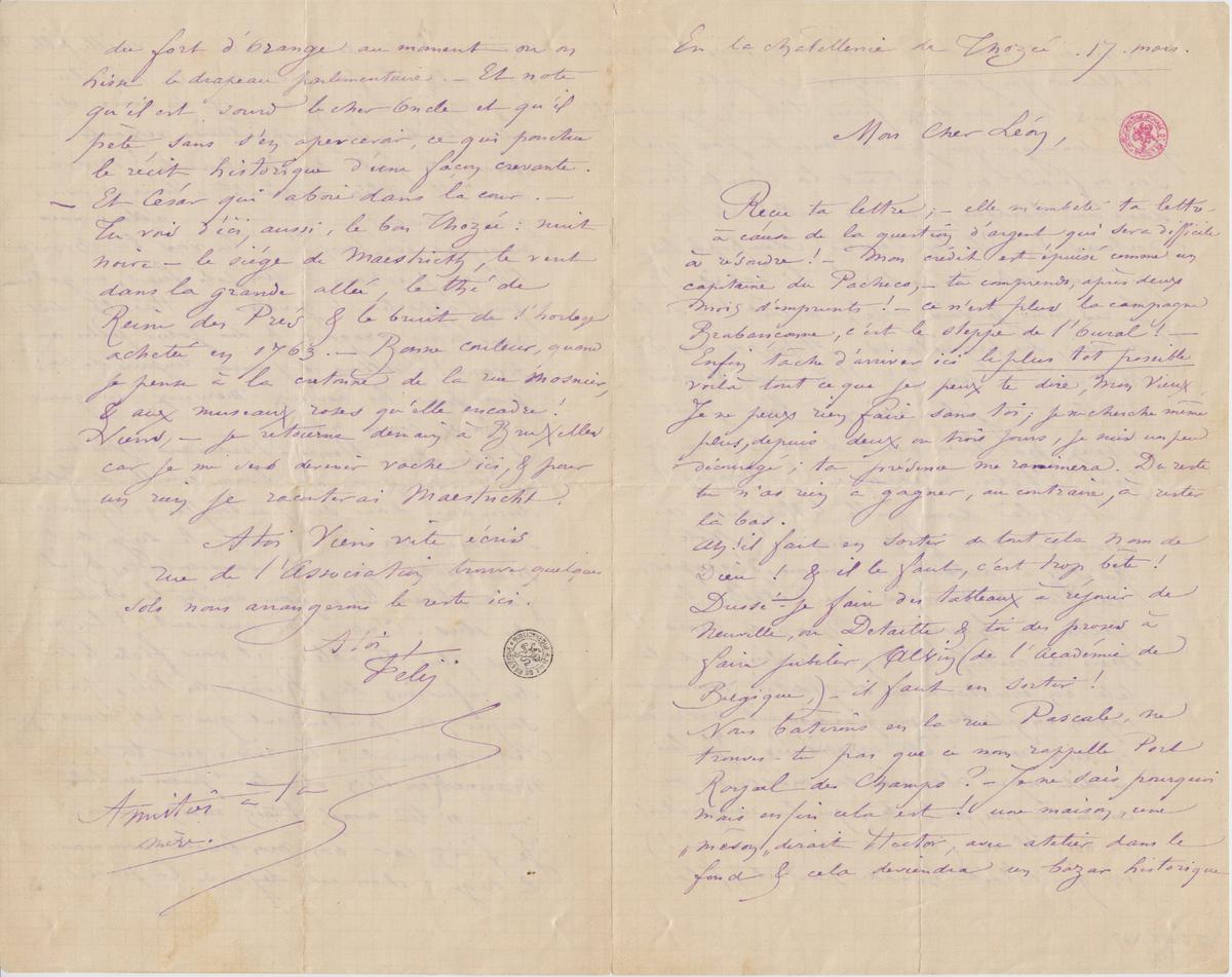 Illustration de la lettre