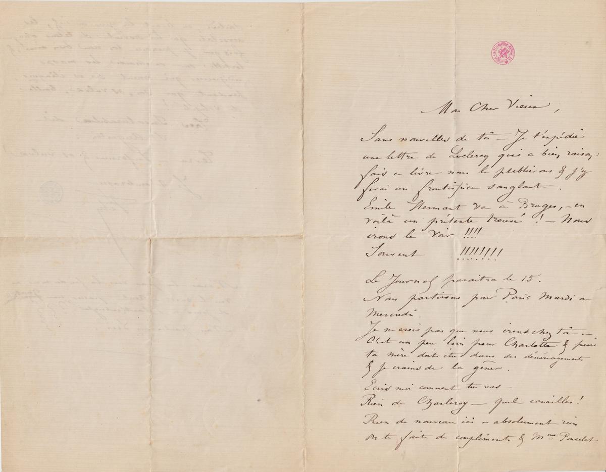 Illustration de la lettre