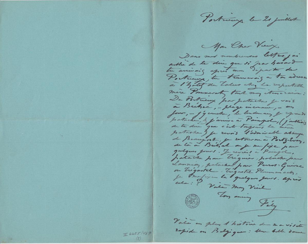 Illustration de la lettre