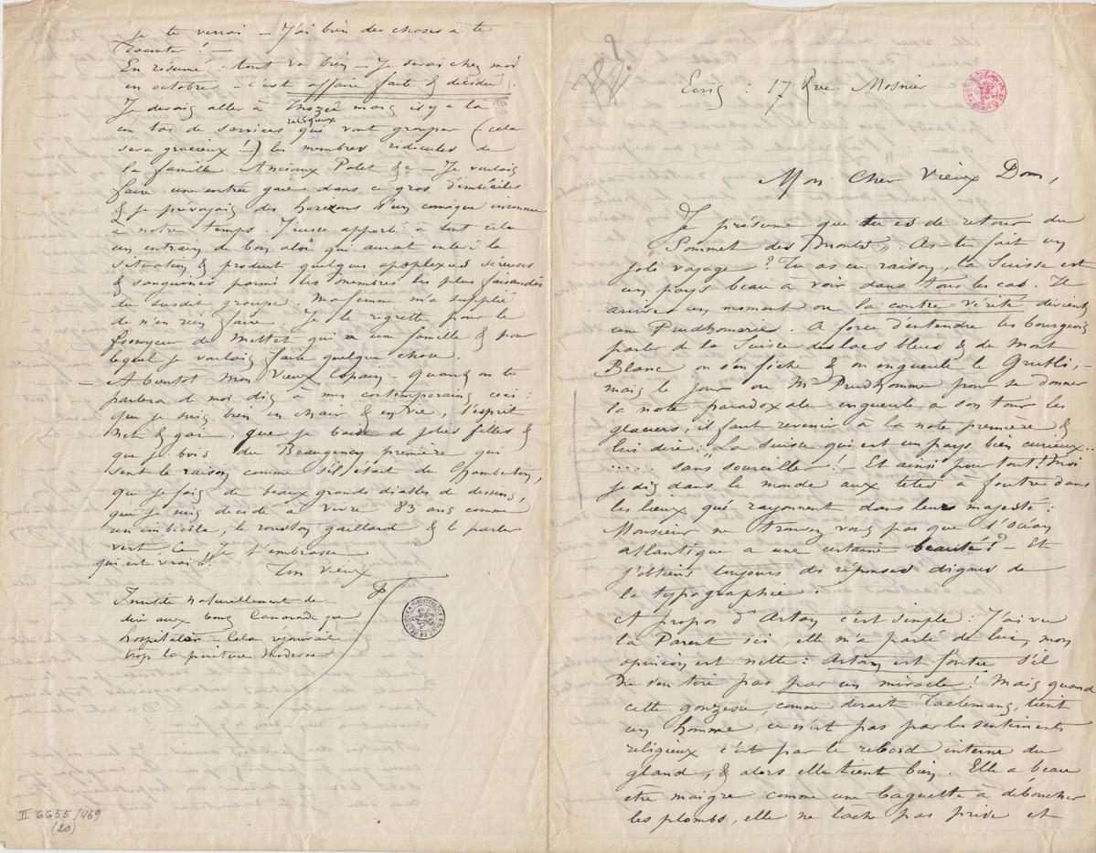 Illustration de la lettre