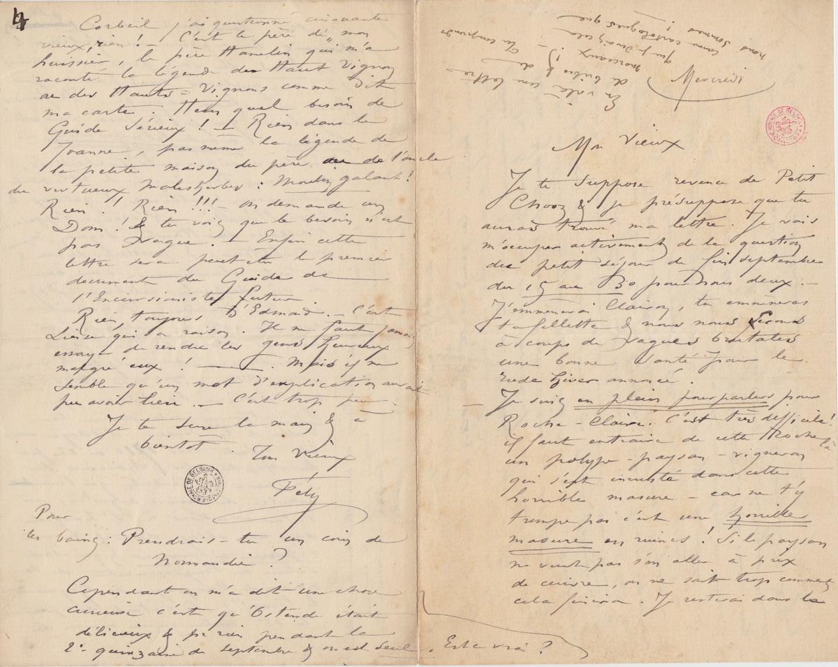 Illustration de la lettre