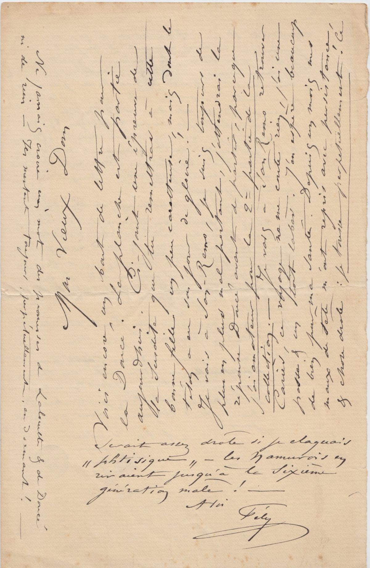 Illustration de la lettre