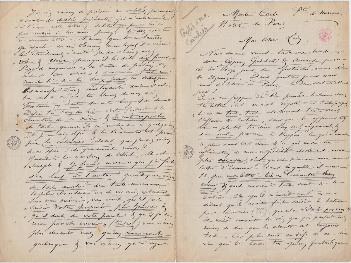 Illustration de la lettre