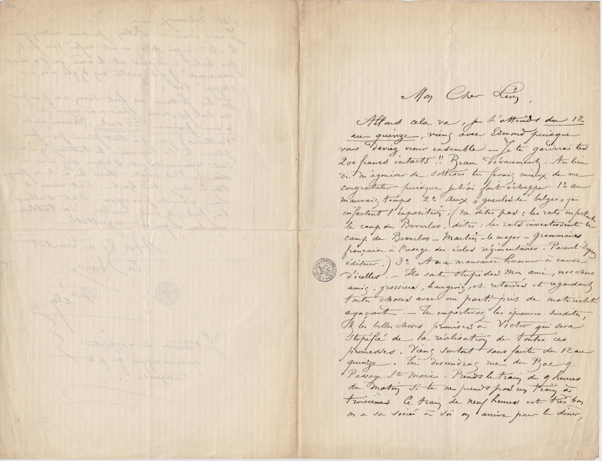 Illustration de la lettre