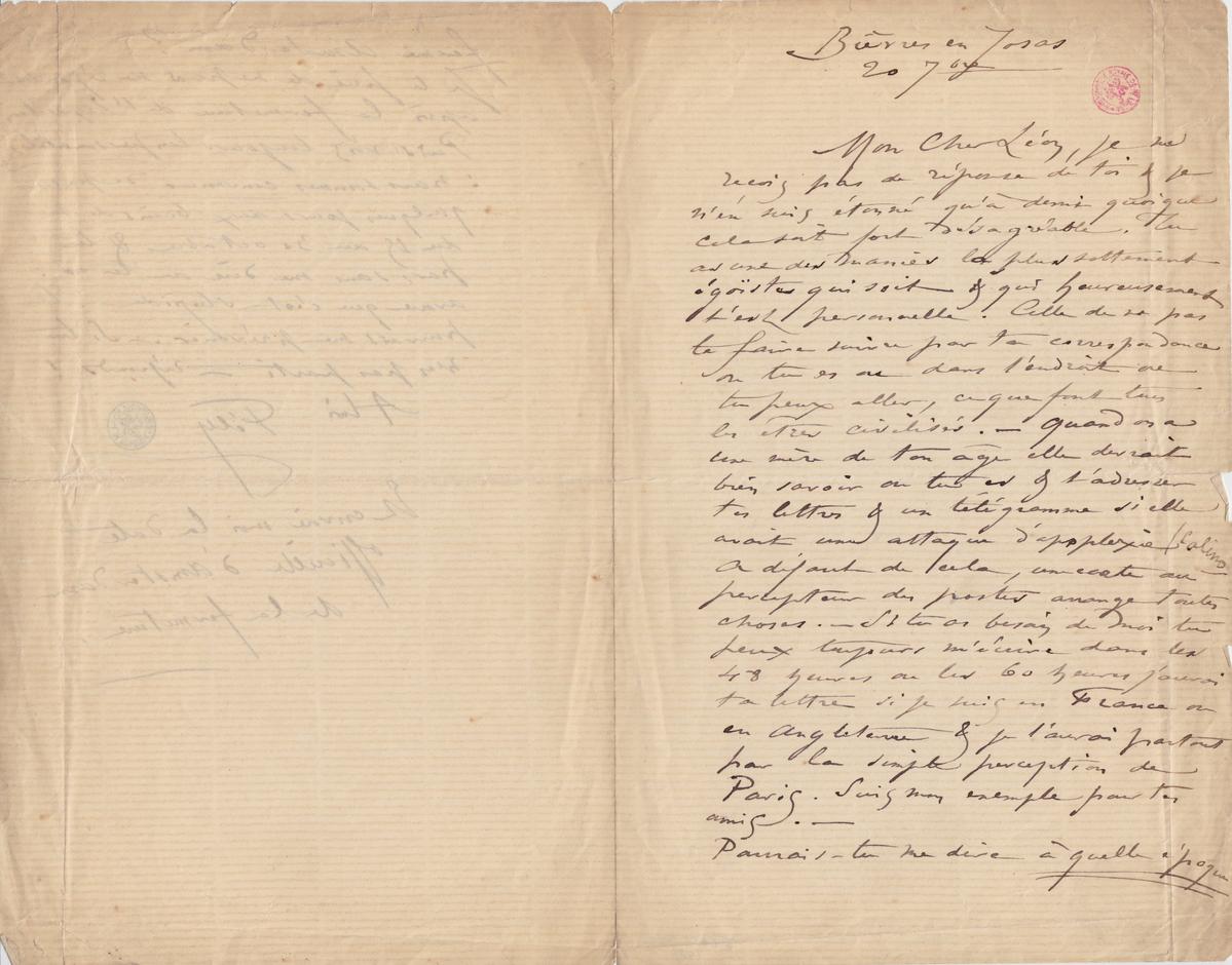 Illustration de la lettre