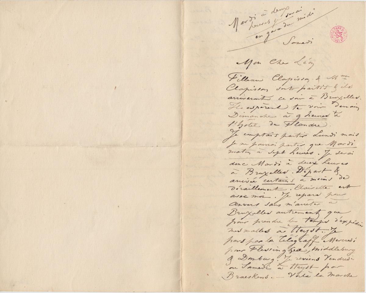 Illustration de la lettre