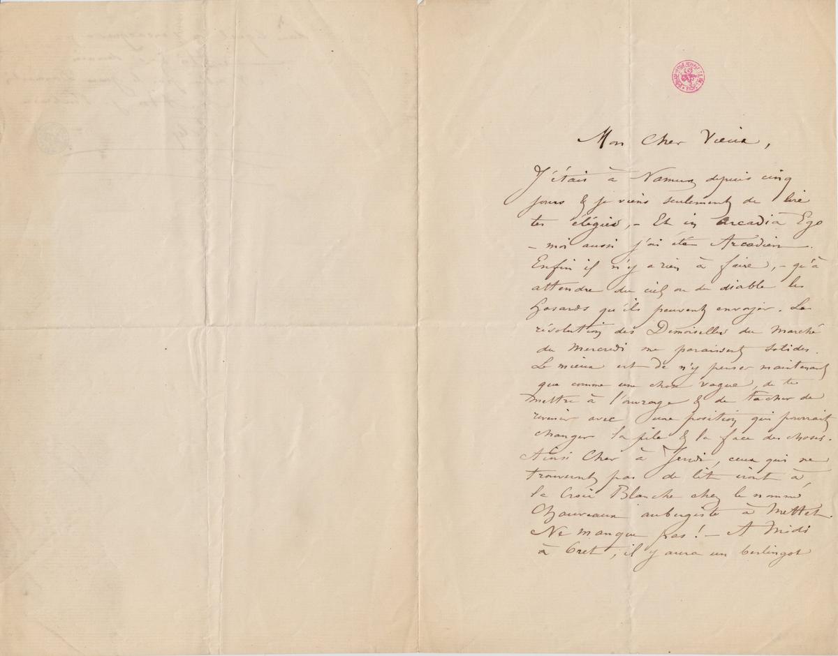 Illustration de la lettre