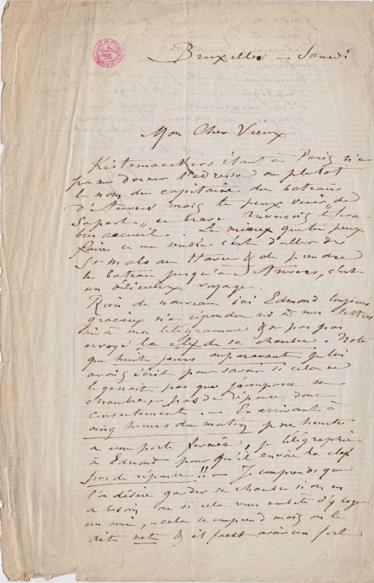 Illustration de la lettre