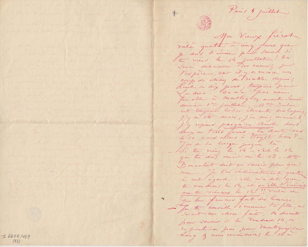 Illustration de la lettre