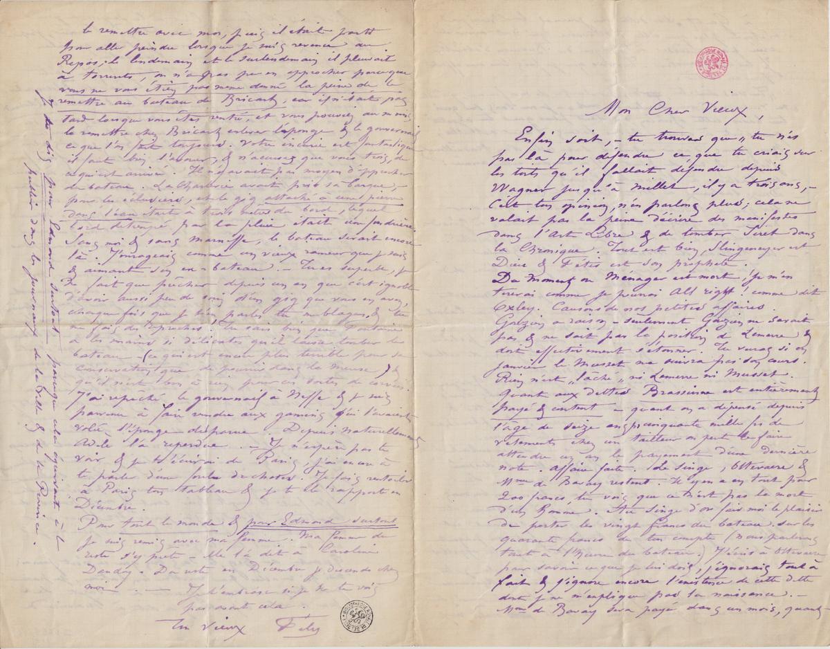 Illustration de la lettre