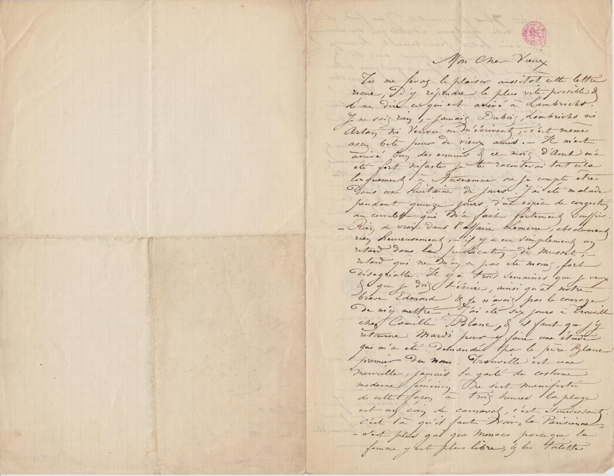 Illustration de la lettre