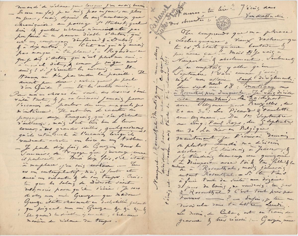 Illustration de la lettre