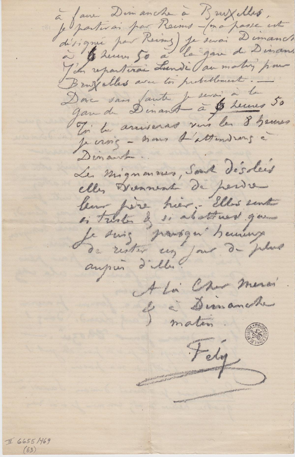 Illustration de la lettre