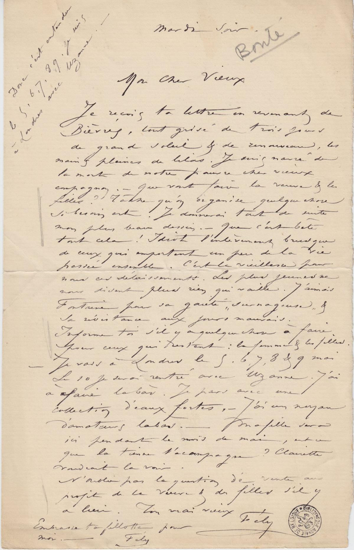 Illustration de la lettre