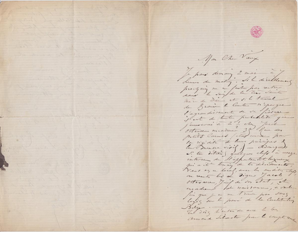 Illustration de la lettre