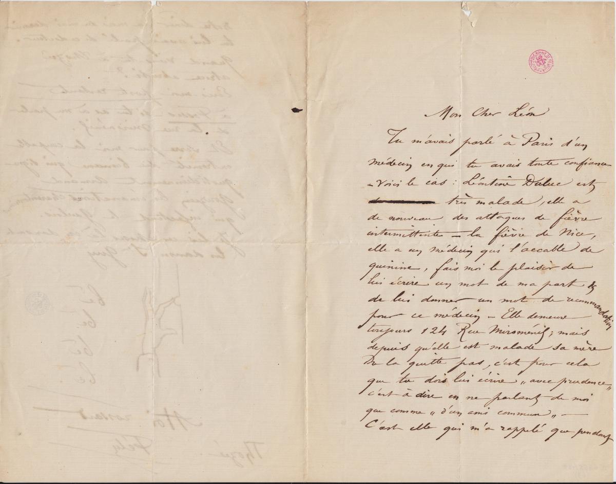 Illustration de la lettre