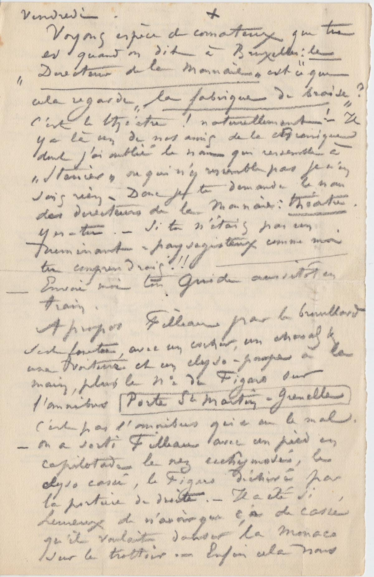 Illustration de la lettre