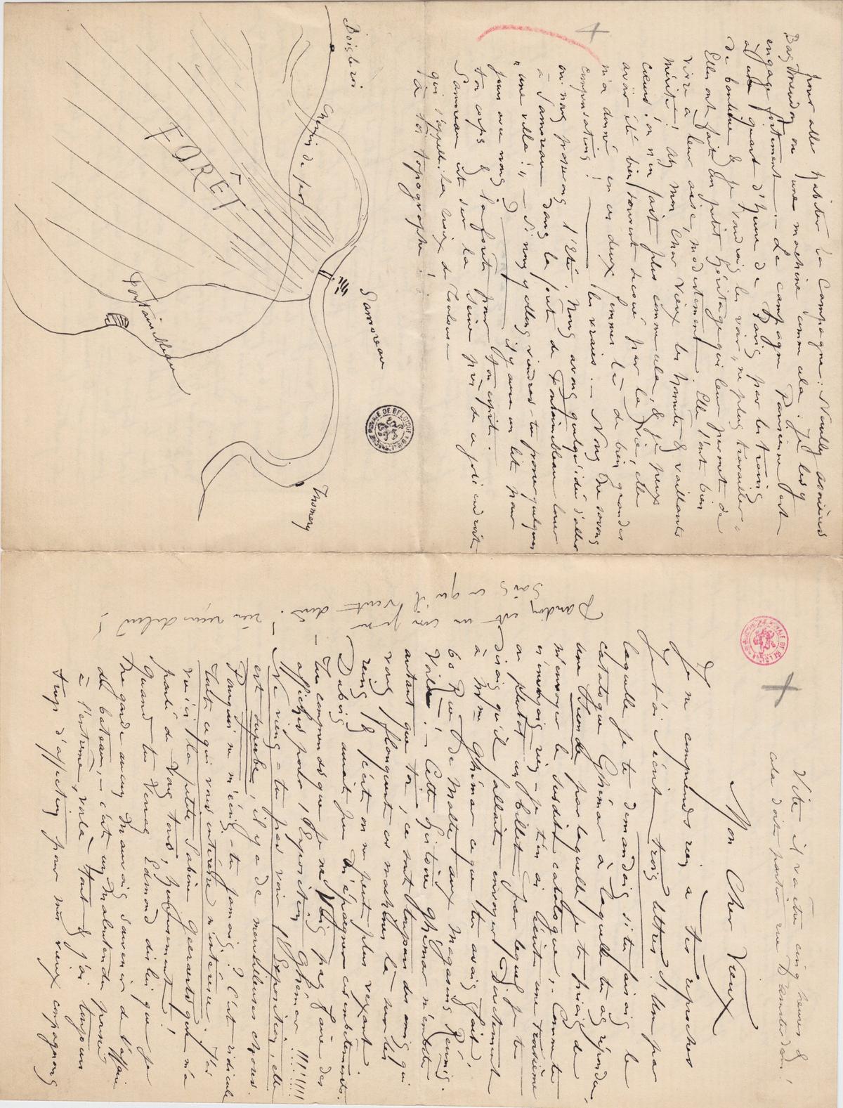 Illustration de la lettre