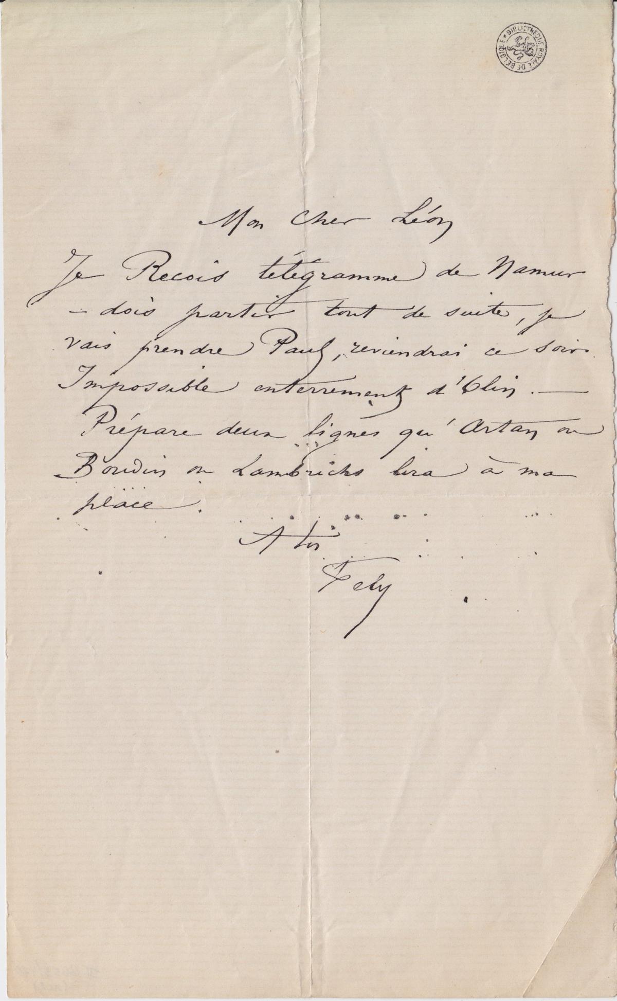 Illustration de la lettre