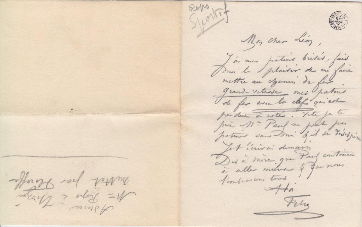 Illustration de la lettre