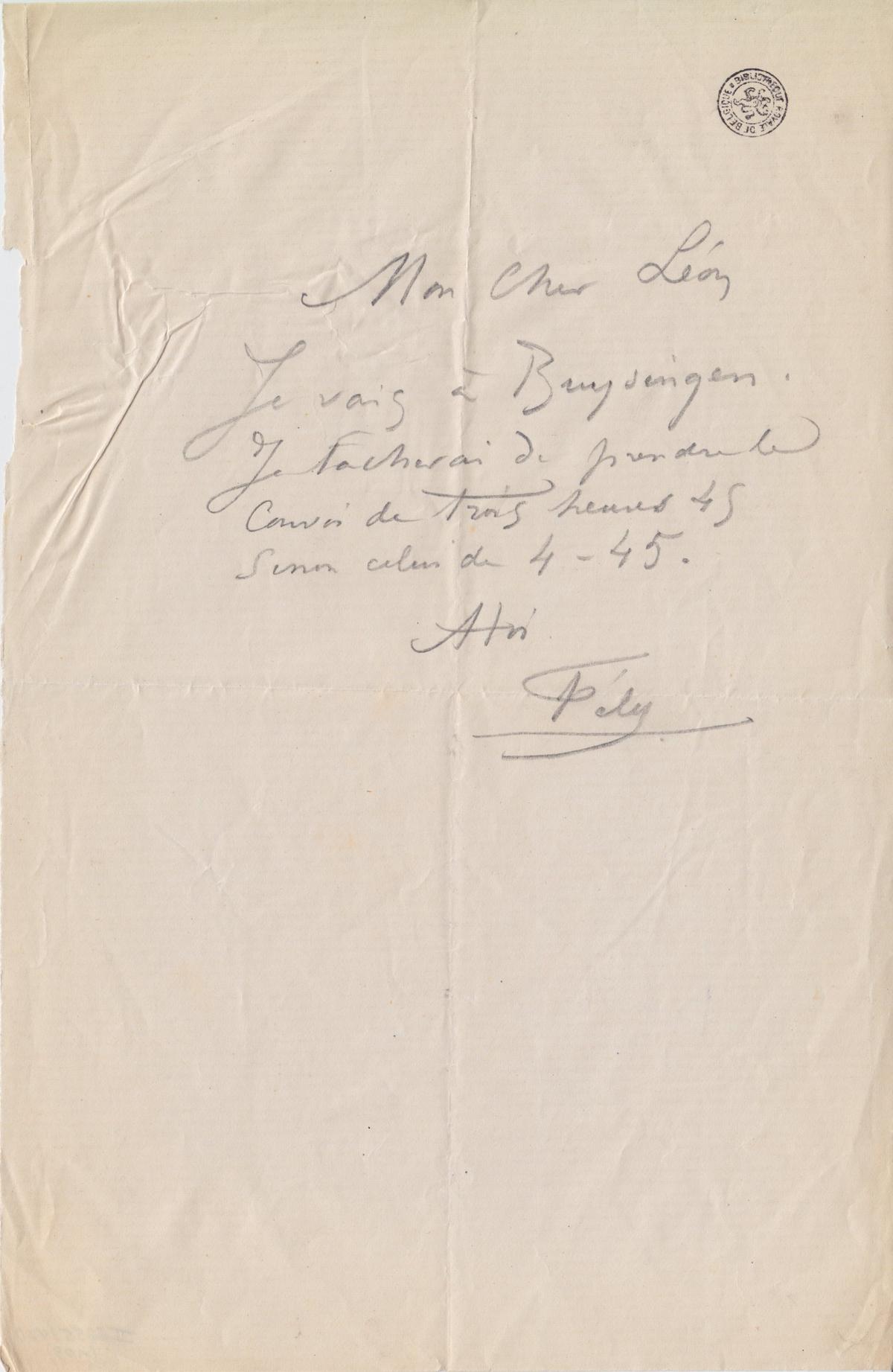 Illustration de la lettre