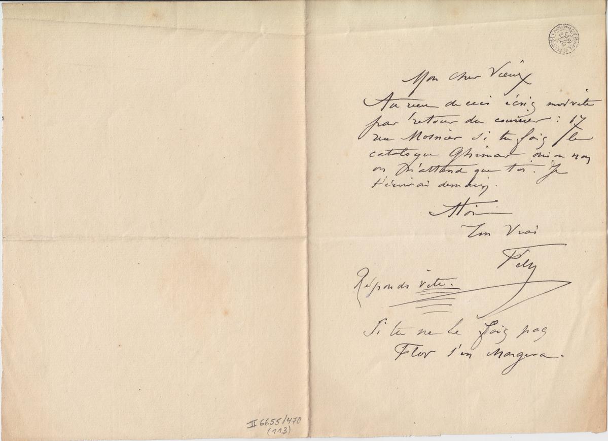 Illustration de la lettre