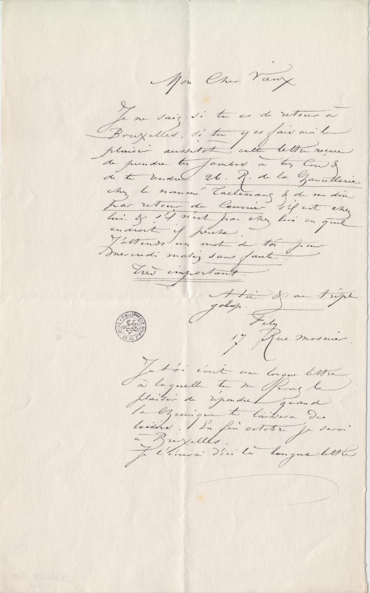 Illustration de la lettre