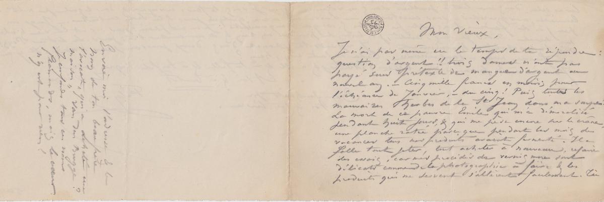 Illustration de la lettre