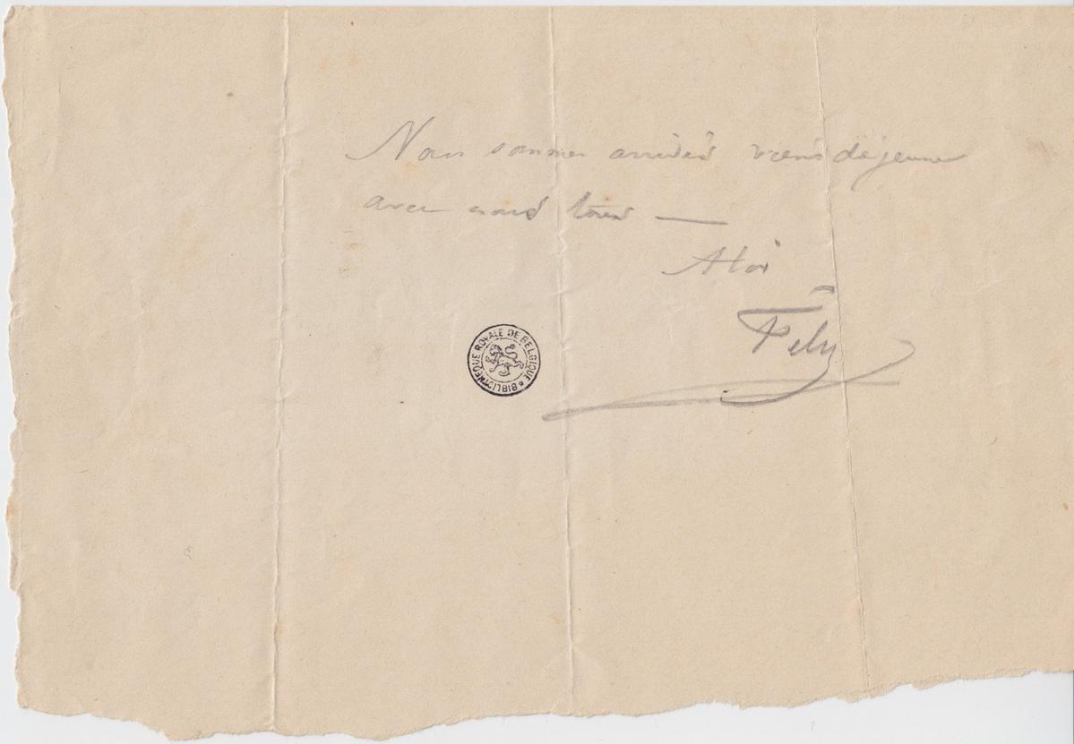 Illustration de la lettre