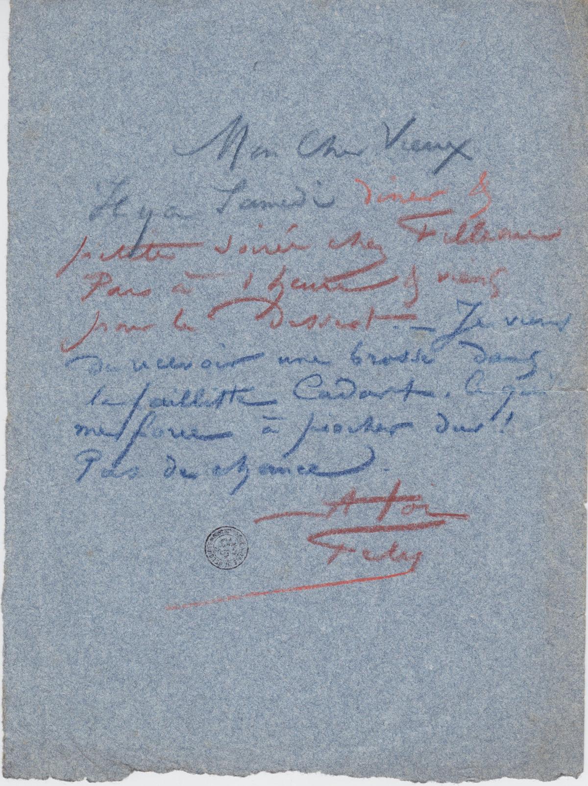 Illustration de la lettre