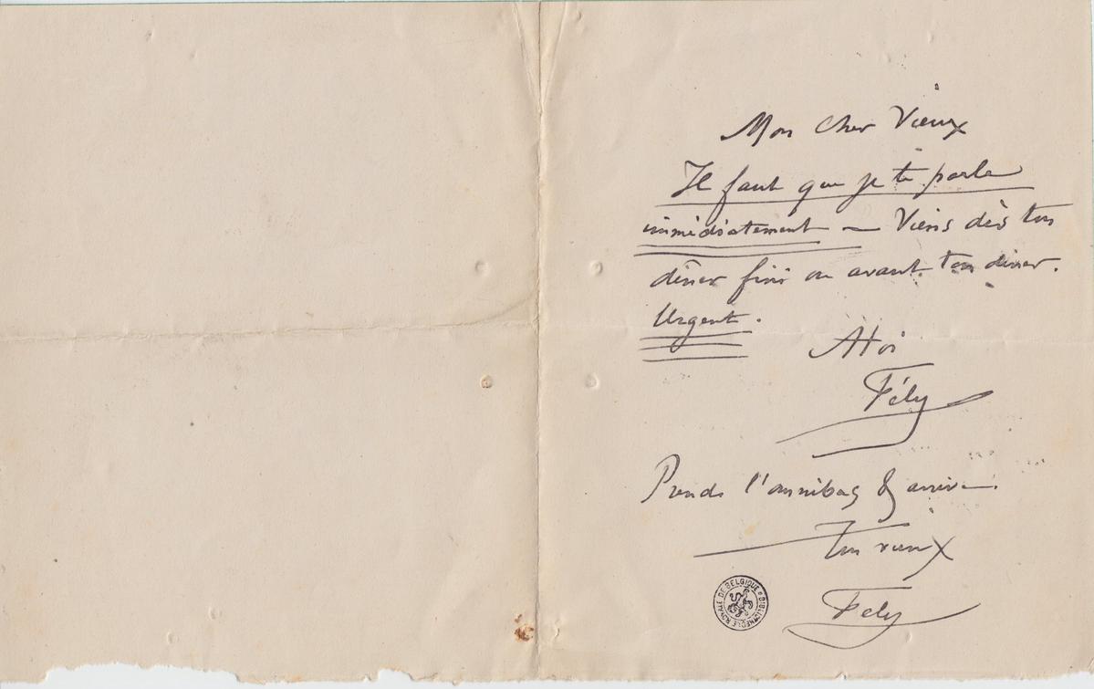 Illustration de la lettre