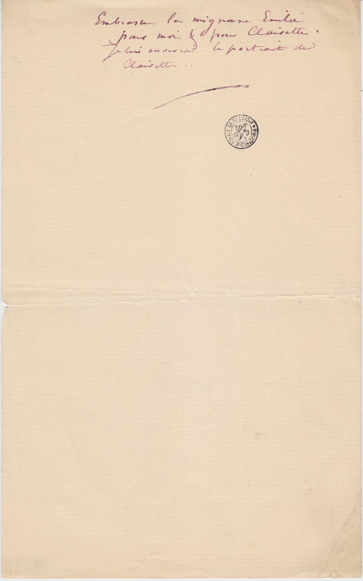 Illustration de la lettre