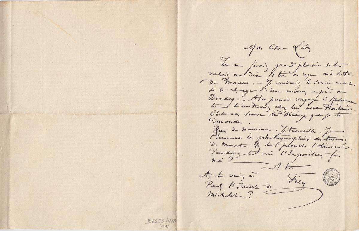 Illustration de la lettre