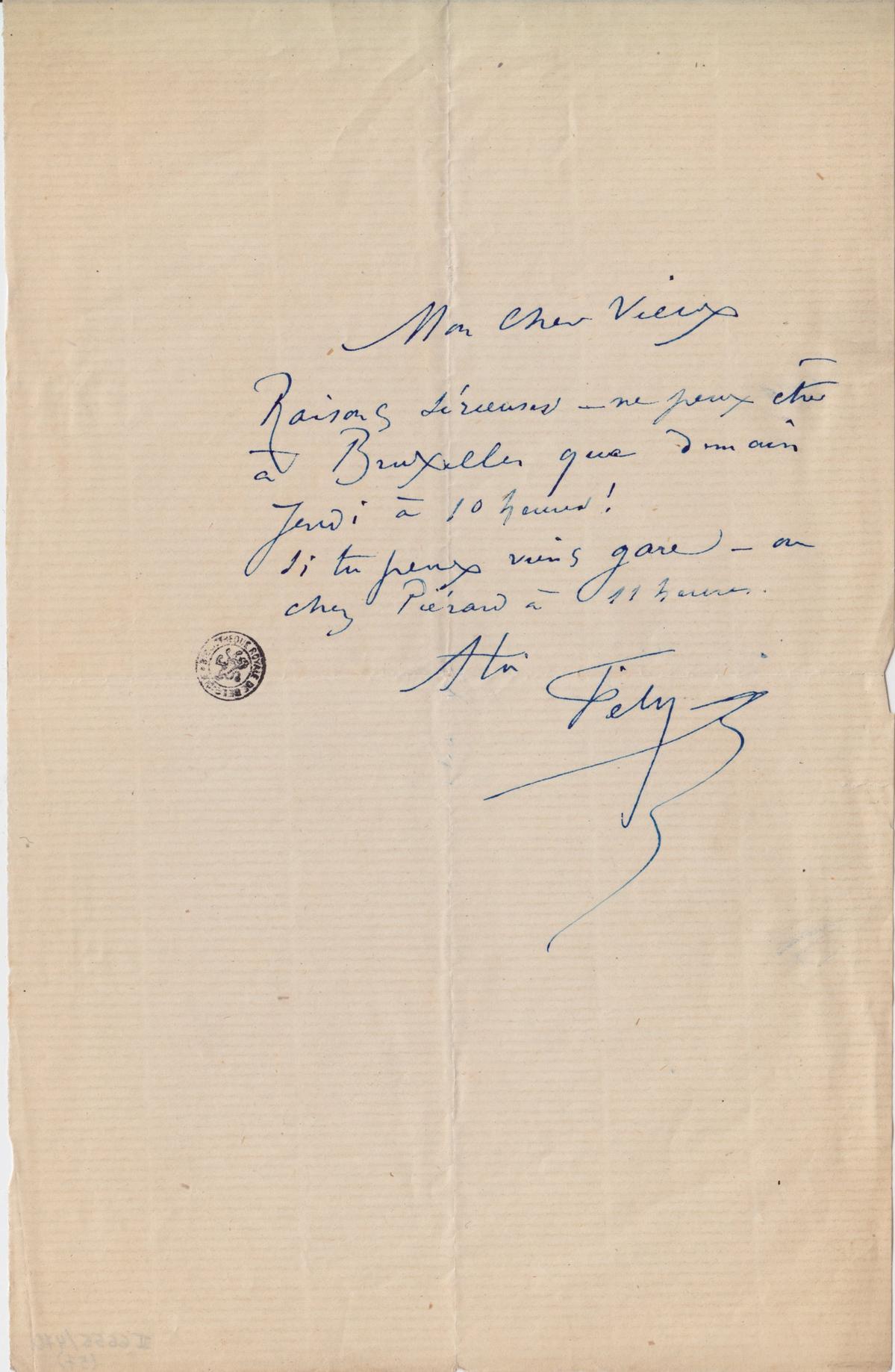 Illustration de la lettre