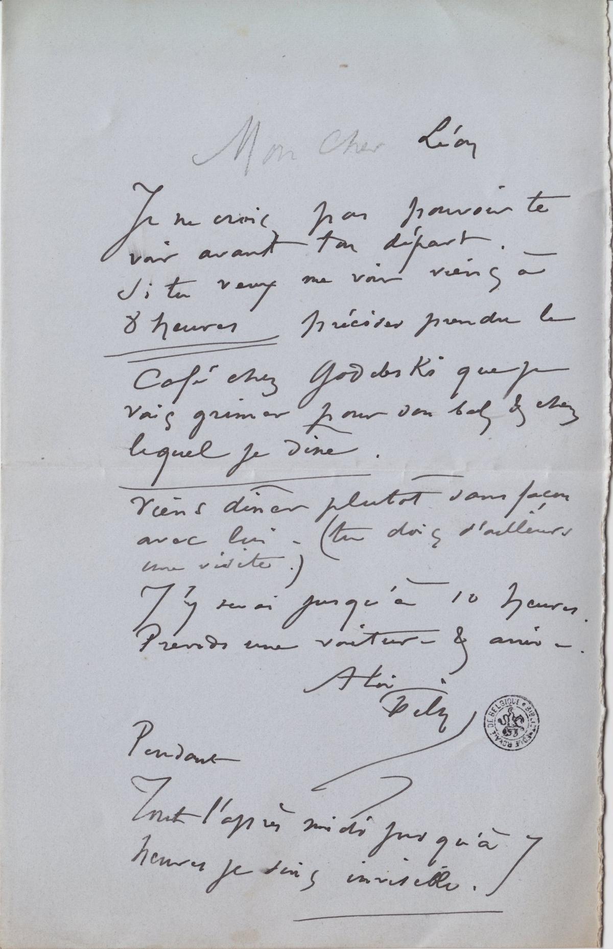 Illustration de la lettre