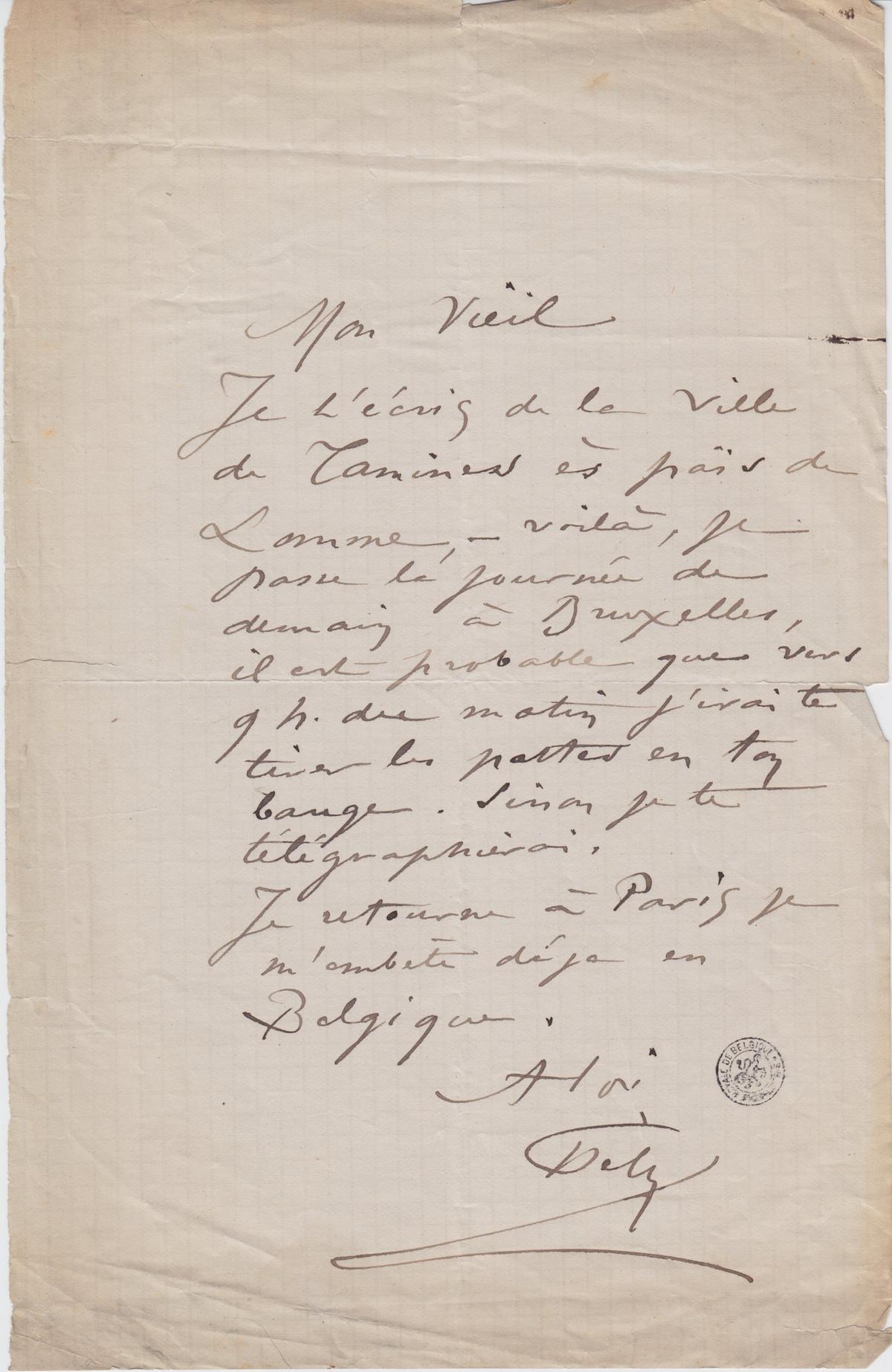 Illustration de la lettre